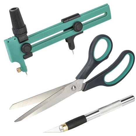 wolfcraft Juego de corte universal, 3 piezas I 8641000 I 3 herramientas para todo tipo de cortes, ideal para el hogar y las manualidades