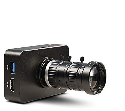 MOKOSE 12MP HDMI Camera 1080P USB HD Streaming Teaching Webcam, Recording 4K@30FPS Industry C/CS-Mount Camera Supports time lapse and take burst photos with 10-50MM Telephoto Zoom Manual Lens