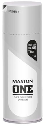 Maston Spray Paint ONE - Matt Light Grey RAL7035 400ml