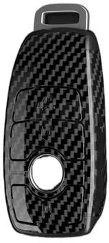 Autoschlüssel Hülle Für Mercedes Für Benz A B C E S Klasse Für AMG W177 ABS Carbon Faser Stil Auto Schlüssel Fall Abdeckung Shell Fob W204 W205 W212 W213 W176 GLC CLA Autoschlüssel Schutzhülle ( Color