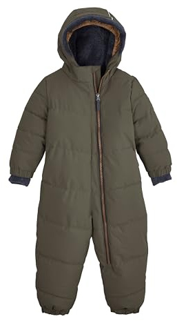 first instinct by killtec Kinder Steppoverall mit Kapuze/Schneeanzug ist wasserabweisend FIOW 20 MNS QLTD ONPC, dunkeloliv, 98, 42261-000