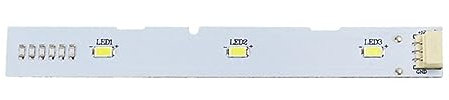 Lily Brown 1 lampe LED pour réfrigérateur avec rétroéclairage pour Haier BCD-575WDBI 0064001827 - Pour porte avant - Réfrigérateur - Accessoire de pièce pour réfrigérateur