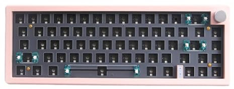 Gmk67 Keyboard Kit, RBG Mechanical Keyboard Kit, Wireless Customizable Keyboard, Mechanical Keyboard Frame, Keyboard Frame, Backlit Custom Keyboard Kit, 67 Keys Game Keyboard With Multimedia Knob