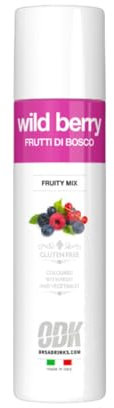 Purea di Frutta Odk Mix Wild Berry Frutti di Bosco Bottiglia Pet da 1 Kg