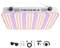 2000w Lampada per Piante, Dual Dimming VEG BLOOM Dual Mode, Grow Light Spettro Completo, con 1140 LEDs, Lampada Coltivazione LED per Grow Tent, Crescita idroponica, Verdure Fiore(Scheda Quantum)