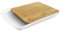 Acomoda Textil – Tabla de Cortar de Bambú para Cocina. Bandeja de Madera Resistente para Picar, Trocear y Servir. (Tabla con Bandeja, 37,5x24x3,5 cm)