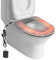 Heated Toilet Seat, USB Powered Toilet Seat Warmer Belt Charger, 5-Speed Adjustable Temperature and Timing Function, Levels Toilet Seat Cover with Soft Plush Fabric, Hand Wash and Easy Installation