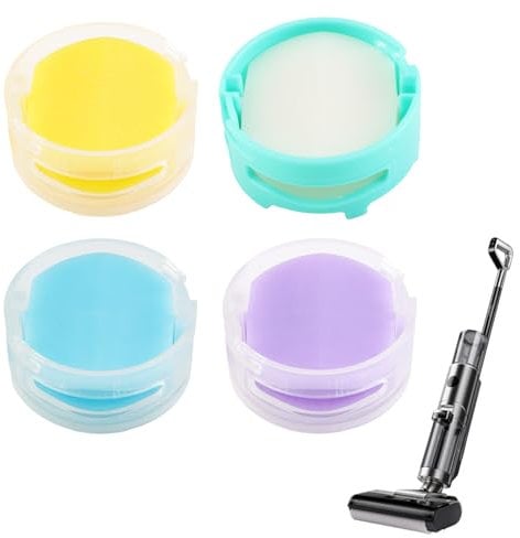 4 Pack Anti Odour Cartridge, Odor Neutralizer Cartridge Compatible with Shark Vacuum Models HZ3002 IZ862H IZ562H AZ3002 Fresh-Smelling Home, Odor Neutralizer Replacement for Shark