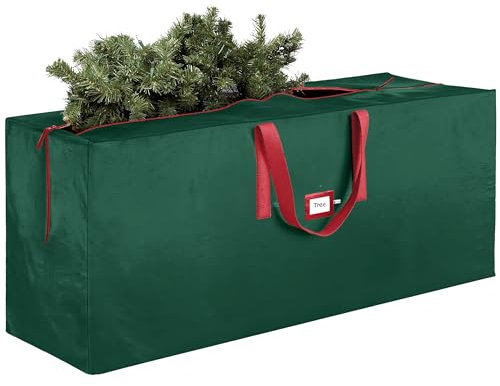 Heavy Duty Christmas Tree Storage Bag 9 Ft - Christmas Tree Bag Green - Tree Bags For Storage - Xmas Tree Storage Bag Holds 9 Ft Christmas Tree Bag For All Year Round Christmas Storage