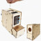 Machine de nettoyage des grains pour oiseaux en bois – Machine de soufflage avec tiroir, séparateur de coquilles pour millet, céréales, graines de melon – Engrais soufflé pour oiseaux