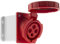 Socle IEC309 3P+T 32A - Zenitech