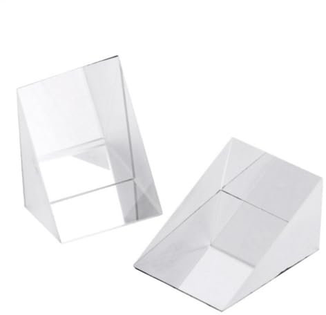 Rechtwinkliges Prisma – Dreieckiges Prismenglas | Strahl Optisches Rechtwinkliges Prisma | Dreieckiges Prisma | Optische Komponenten Glas Für Präzisionsinstrumente Exzellent, Physik, Lichtbrechung Und