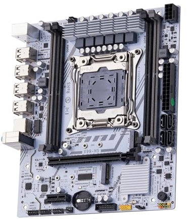 Placa Madre Kit De Placa Base Fit For QIYIDA X99 con Procesador LGA2011-3 Xeon E5 2630 V4, DDR4, 16 GB De Memoria REG ECC, PCI 16x NVME M.2 SATA X99 H5