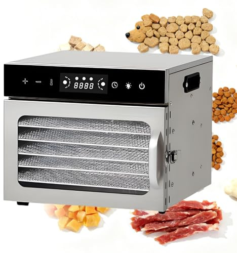 WTRYRN Commercial Food Freeze Dryer Machine,Stainless Steel Dehydrater, Dehydrator Machine for Fruit Dehydrated Dryer,for Fruits, Vegetables, Herbs, Mushroom 6Layer