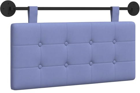 vidaXL Hängendes Kopfteil Stoff, Stylisches hängendes Kopfteil für Schlafzimmer, modern und platzsparend, gepolstert und wandmontiert