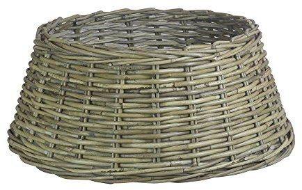 Red Hamper Weihnachtsbaum Rock, Rattan, Grau, 58 x 58 x 24 cm