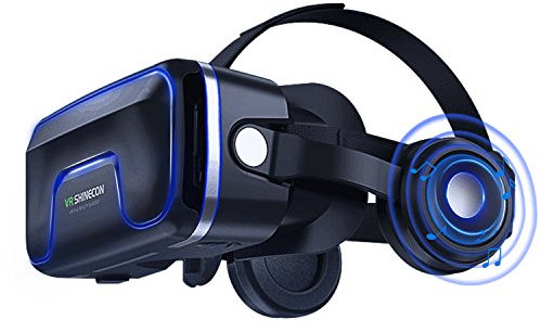 Gafas de Realidad Virtual para películas 3D, vídeo, Videojuegos, Gafas 3D, Compatible con Smartphones de 4,7 a 7,0 Pulgadas.