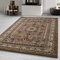 Carpetsale24 Orient Teppich 200x290 cm Beige, Dekorativer Kurzflor im Ethno-Stil, Pflegeleichtes Einrichtungselement für Wohnzimmer oder Essbereich