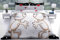 Leonado Vicenti Bettwäsche Microfaser Partner 135x200 4teilig Herz Mr&Mrs Bärchen Schlafzimmer Pärchen mit Reißverschluss