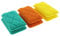 Coolinato 6er Set Silikon Schwämme Schwämmchen, 11,5 x 6,5 x 2 cm, hygienisch und spülmaschinenfest, für empfindliche Oberflächen wie Glas, beschichtete Töpfe und Pfannen