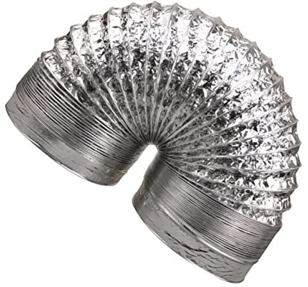 Alufolienschlauch 170mm Durchmesser Silber, aus Aluminium für Klimaanlagen