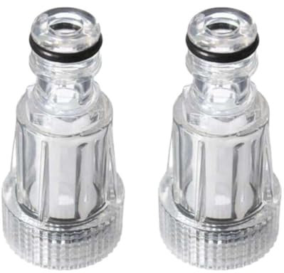 WXNPA 2 Pièces Filtre à Eau Nettoyeurs, Filtre pour Eau de Puits, Raccords de Tuyau D'eau de Filtre aux Nettoyeurs Haute Pression, Pompes de Jardin, Camping Cars