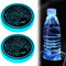 2Pcs Led Car Cup Holder Coaster,Light Up Car Coasters, 2.68 LED Car Cup Holder Coaster, 7 Colors 3 Modes Car Coasters, USB Charging Smart Sensing Light-Operated Car Cup Coasters