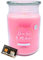 Luxury Pink Peony Scented Large Glass Jar Candle by Wickford & Co – 18oz, 95-Hour Burn, Ideal Candle Gifts for Women on Mother’s Day – Includes ShopZee Candle Safety Tips Guide (One in A Million)