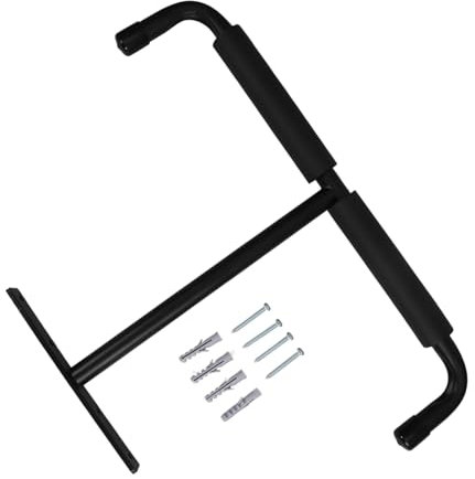 LALAFINA Heavy Duty Ceiling Storage Rack for Bikes Ladders Kayaks and Tools Durable Metal T Shape Design Easy Installation Overhead Storage