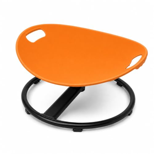 TopHomer Chaise rotative pour enfants autistes, siège pivotant à 360° (orange)