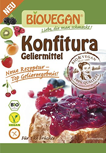 Biovegan Konfitura Geliermittel, BIO für 1kg Obst, 10 x 22g