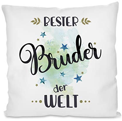 Kissen mit Motiv Modell: Bester Bruder der Welt