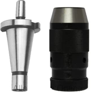 Schnellspann-Bohrfutter B12 0,2-8mm P + Aufnahme (Kegeldorn) Steilkegel SK30 M12 DIN2080