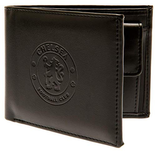 Chelsea Geldbörse, Braun, Einheitsgröße, Klassisch, Geprägt, Unisex, Polyurethan, Kunstleder, Fußball-Fans, FC Anhänger