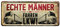 Echte Männer fahren LKW - Metallschild für Lastwagen, Laster, Truck, Lastzug, Sattelzug, Fernfahrer, Trucker, Berufskraftfahrer - Deko Schild Garage, Werkstatt, Fahrerhaus - Geschenk Männer - 28x12cm