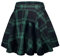 Damen Casual A Linie Hoch Taille Mini Rock Elegante Pull On Elastische Skater Kurz Röcke(L, 18)