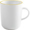 KAHLA 575335A69969C Pronto Line Becher 0,35 l Line sunny yellow | Becher mit gelber Linie aus Porzellan