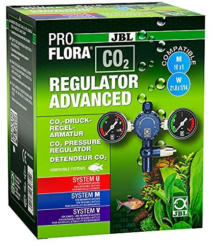 JBL PROFLORA CO2 REGULATOR ADVANCED, Détendeur pour Systèmes de Fertilisation au CO2, avec 2 Manomètres.