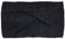 styleBREAKER Ladies Knitted Headband with Waffle Pattern and Twist Knot, Warm Winter Hairband, Headband 04026060, Colour:Black