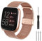 Hatolove Cinturino per Fitbit Versa 2/Fitbit Versa, Cinturino in Acciaio Inossidabile in Metallo Cinturino Compatibile con Fitbit Versa 2/Fitbit Versa/Versa Lite/SE Uomini e Donne