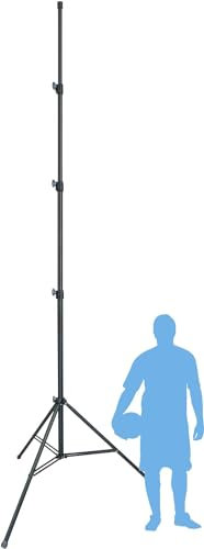 XbotGo T4 Tripod Set, Alloy Structure, Up to 13 Feet, Professional Storage Bag, Non-Slip Feet Wind Resistant, for Soccer/Basketball Games, Built-in Cushion Pad & 1/4 Screw, DSLR Camera