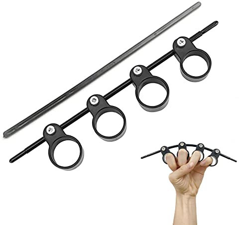 Gitarren Finger Expander Verstellbarer Gitarren Fingertrainer Expander für die Finger Gitarrentrainer Werkzeug Dehnung der Finger und Erhöhung der Fingerstärke für Anfänger Ukulelen Gitarre