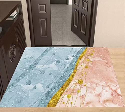SUNYRDSM Kuscheliger Teppich 200x250cm Flokati Teppich Waschbar Rosa Blauer minimalisti scher Schlafzimmer Teppich, modern wasch bar, ohne zu verblassen Boden Balkon