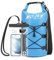 MATEPROX Bolsa Impermeable, 5L/10L/20L, Flotante y Protección IPX8, con Funda Impermeable Móvil, Ajustables Bolsa Estanca para Kayak, Camping, Rafting y Actividades Acuáticas-10L Azul