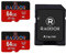 R Raddor Micro SD Card 64GB 2Pack with UHS-I L, U3, V30, Class10, high Speed 95mb per Second TF Card 4k Recording Memory Card with Adapter