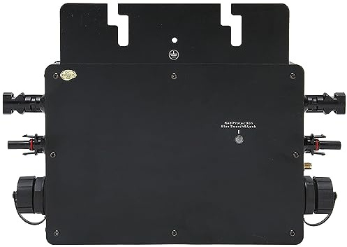 Onduleur Solaire, priorité de Charge MPPT Micro-onduleur Solaire 2x18A 2x500W Arrêt de Défaut APP Surveillance du Téléphone pour l'usine (Prise UE 230V)