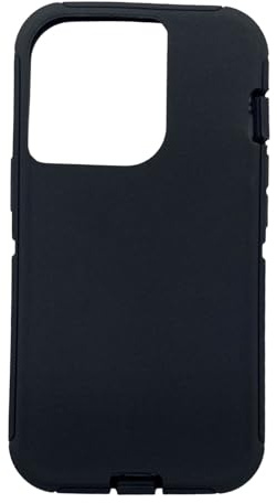Replacement Rubber Outer Skin Compatible with iPhone 13 Pro Otterbox Defender Series Case (6.1’’-Black)