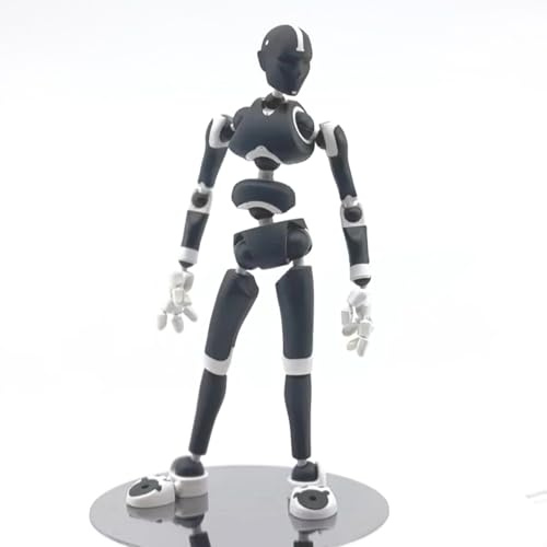Stickybones Figurine d'action avec figurine d'art magnétique, os collants (givré foncé)