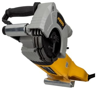 VITO - Rainureuse à béton murale électrique 2400W 3 Disques Ø150 mm Profondeur max 28mm Malette