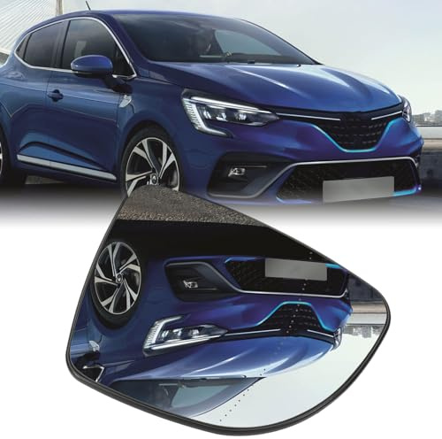 Attisfiera Spiegelglas für Captur I Clio 4 Zoé 963654973R Vorne Rechts beheiztes Spiegelglas Enteisungsglas